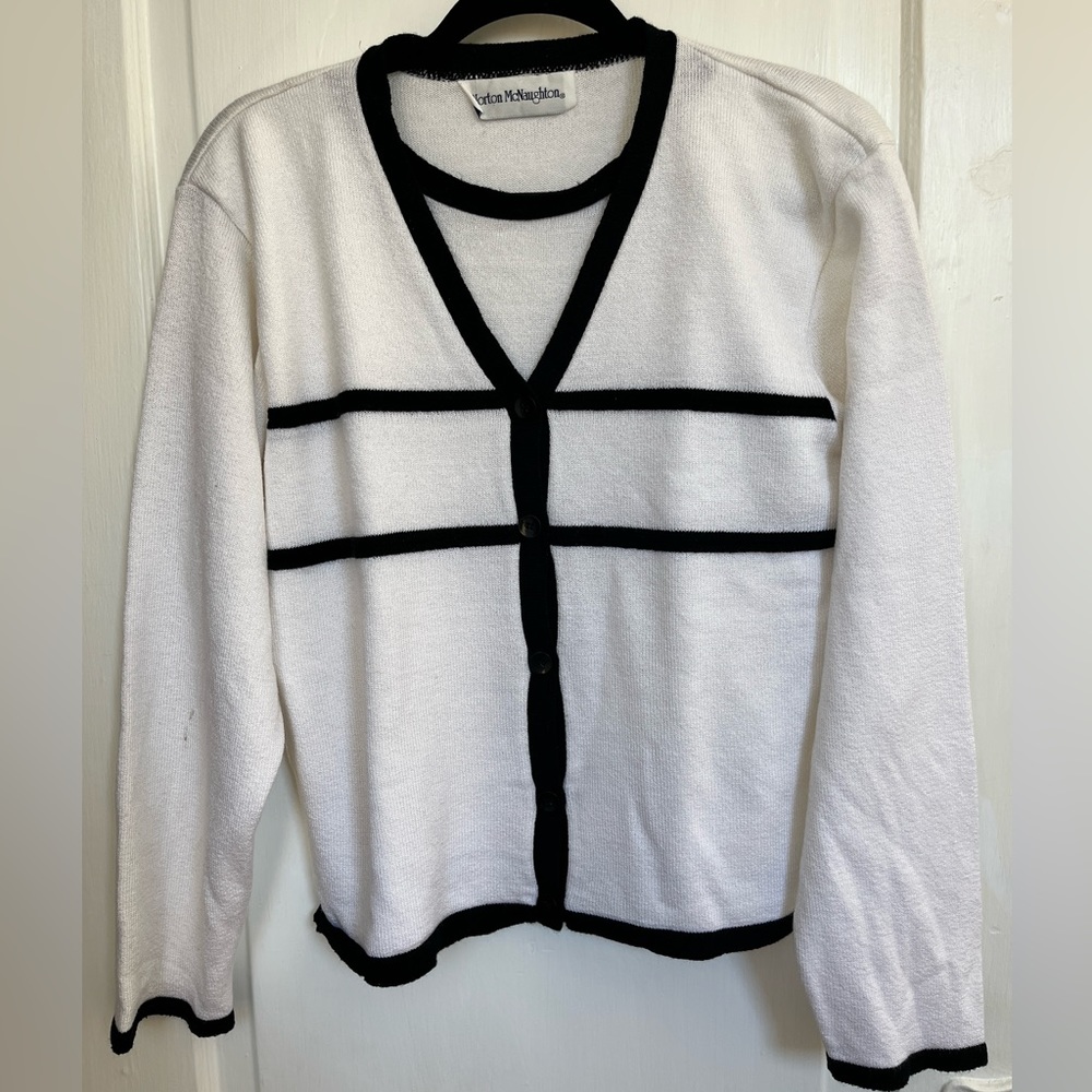 Black and White Sweater